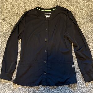 Women's Black scrub jacket